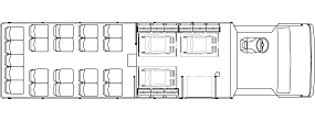 21 passenger with 3 wheelchair positions or 30 passenger