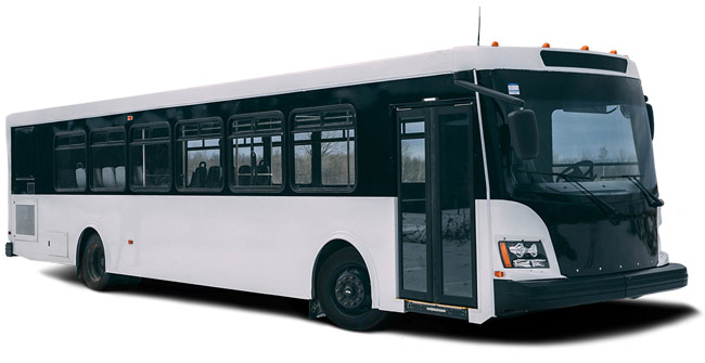 Wide Body Low Floor Electric Medium Duty Bus