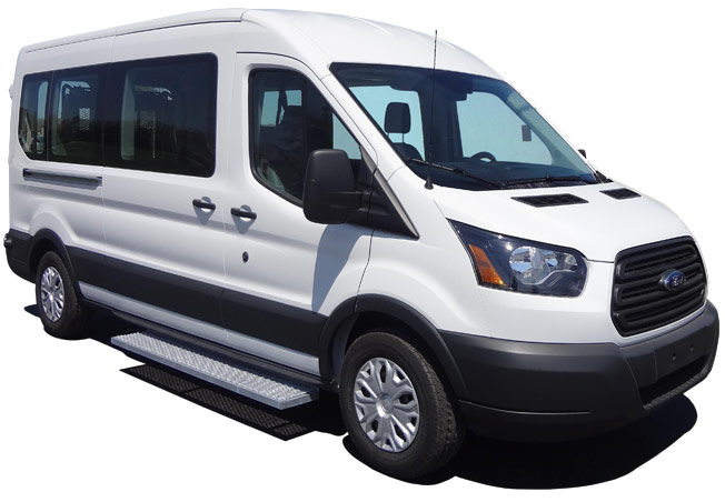 Ford Transit with Rear Lift