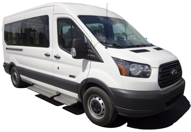 Ford Transit with Side Lift