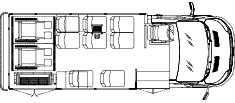 8 passenger and 2 wheelchair positions